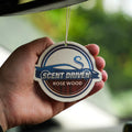 Rose Wood Hanging Air Freshener