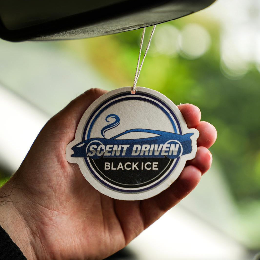 Black Ice Hanging Air Freshener